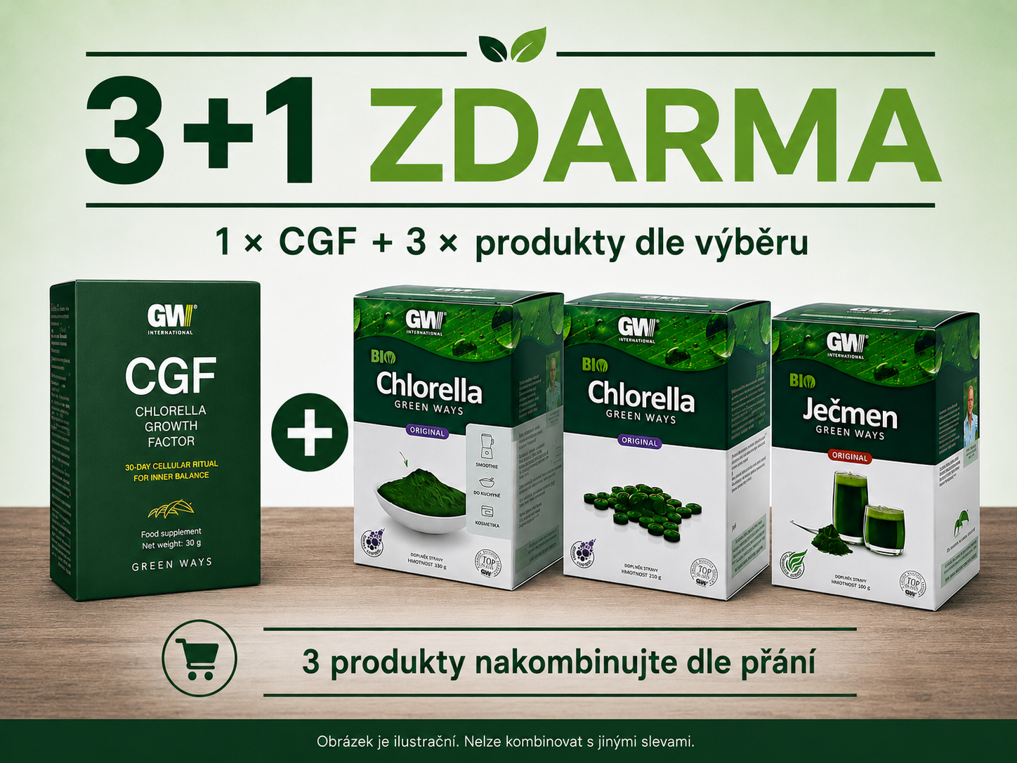 1 CGF + 3 produkty GW dle výběru