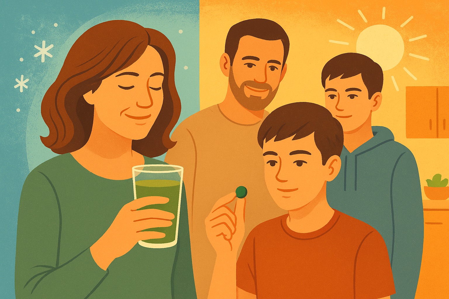 Ráno zima a odpoledne horko? Ječmen a chlorella pomůže…