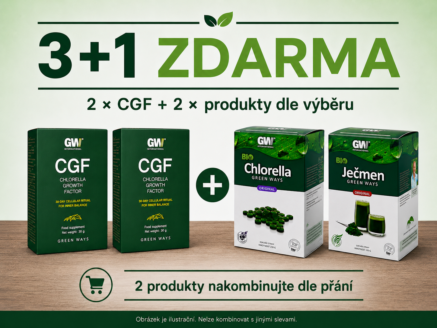 2 CGF + 2 produkty GW dle výběru