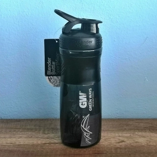 Šejkr 0,6 l Sportmixer Flip Tritan GW - černý