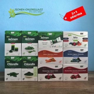 4 produkty GW à 900 Kč dle výběru