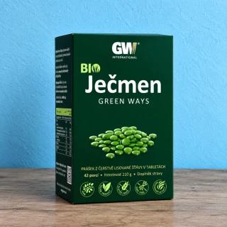 Ječmen Green Ways GW v tabletách BIO - 210g (600 tablet)