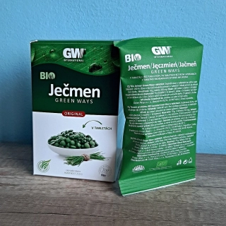 Ječmen Green Ways GW v tabletách BIO - 210g (600 tablet)