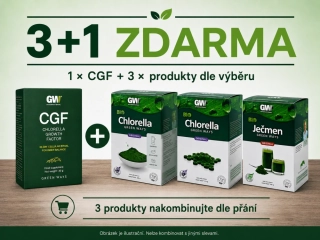 Produkty GW 3+1 zdarma s CGF (dle výběru) - cena podle počtu CGF